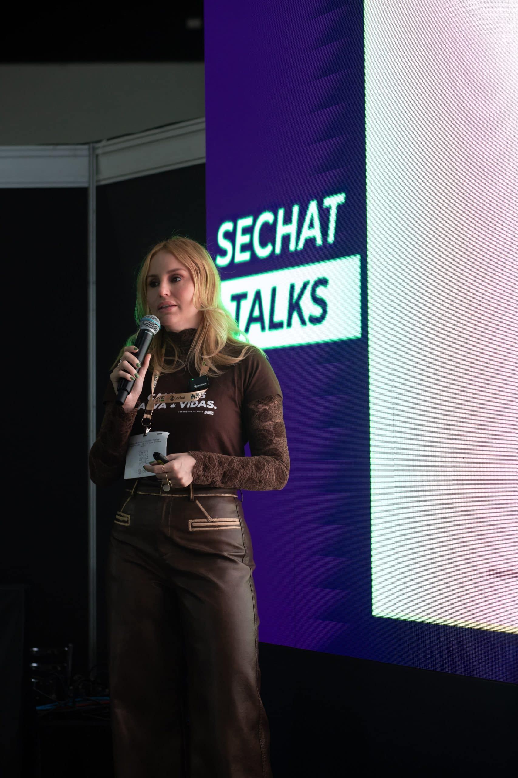 Palco do Sechat Talks